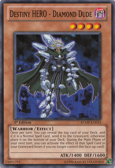 Destiny HERO - Diamond Dude [RYMP-EN033] Common - Duel Kingdom