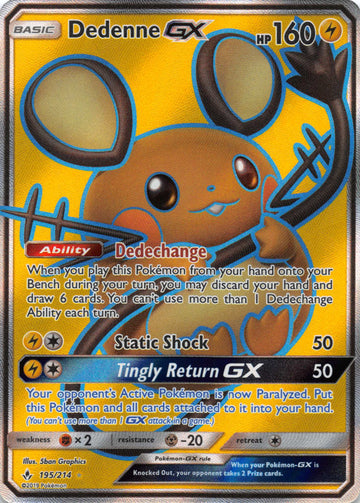 Dedenne GX (195/214) [Sun & Moon: Unbroken Bonds]
