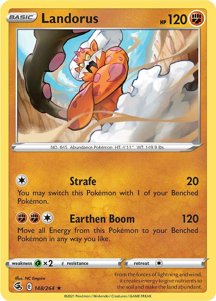 Landorus (148/264) [Sword & Shield: Fusion Strike] - Duel Kingdom