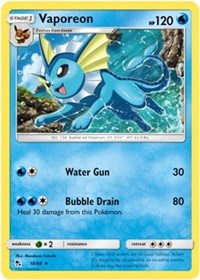 Vaporeon (18/68) [Hidden Fates] - Duel Kingdom