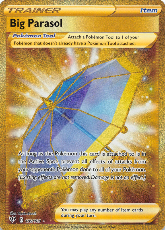 Big Parasol (Secret) (199/189) [SWSH03: Darkness Ablaze] - Duel Kingdom