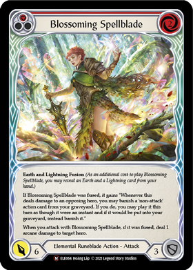 Blossoming Spellblade [U-ELE064] Unlimited Normal - Duel Kingdom