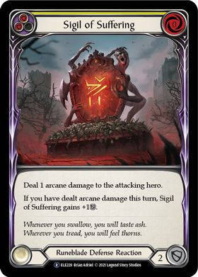 Sigil of Suffering (Yellow) [U-ELE228] Unlimited Normal - Duel Kingdom
