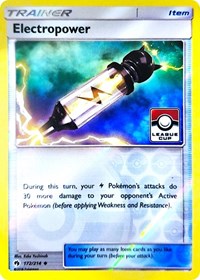 Electropower (172/214) (League Promo) [Sun & Moon: Lost Thunder] - Duel Kingdom