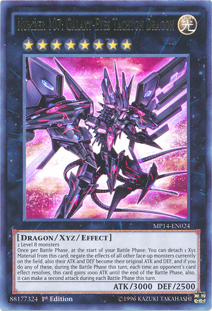 Number 107: Galaxy-Eyes Tachyon Dragon [MP14-EN024] Ultra Rare - Duel Kingdom
