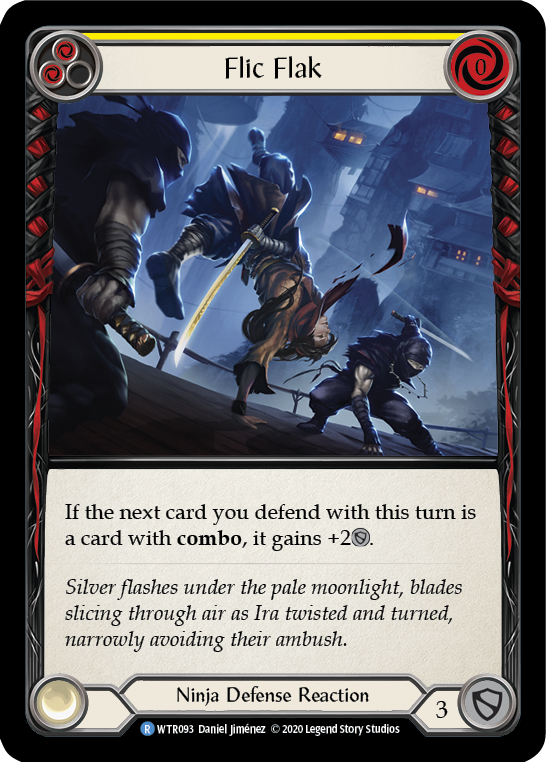 Flic Flak (Yellow) [WTR093] Unlimited Rainbow Foil - Duel Kingdom