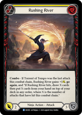 Rushing River (Yellow) [CRU061] 1st Edition Normal - Duel Kingdom