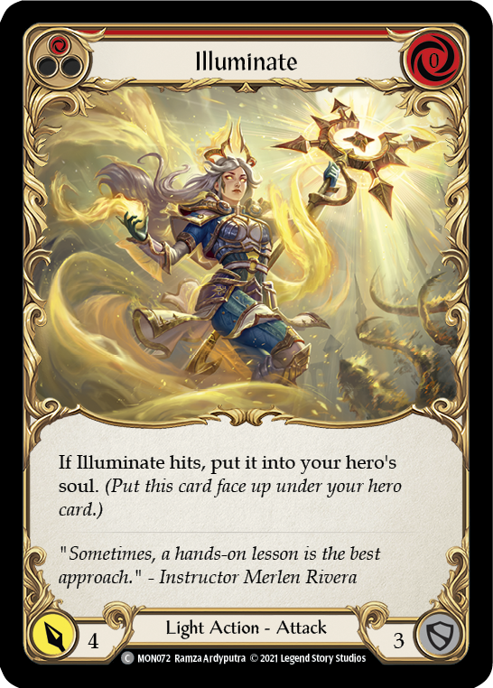 Illuminate (Red) [MON072] 1st Edition Normal - Duel Kingdom