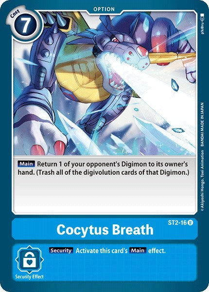 Cocytus Breath [ST2-16] [Starter Deck 02: Cocytus Blue] Normal