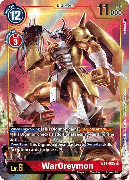 WarGreymon (Alternate Art) [BT1-025] [Release Special Booster] Foil