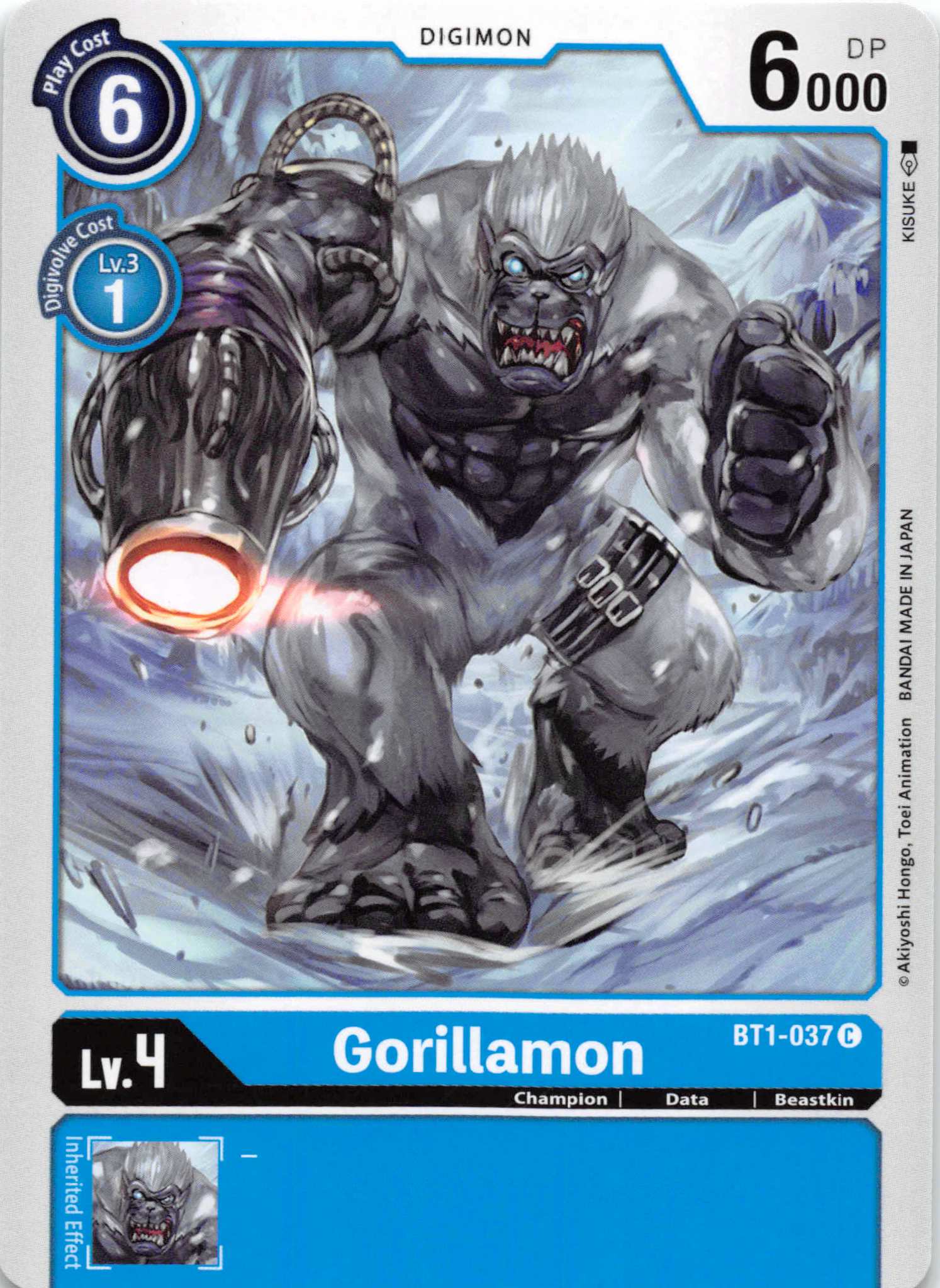 Gorillamon [BT1-037] [Release Special Booster] Normal