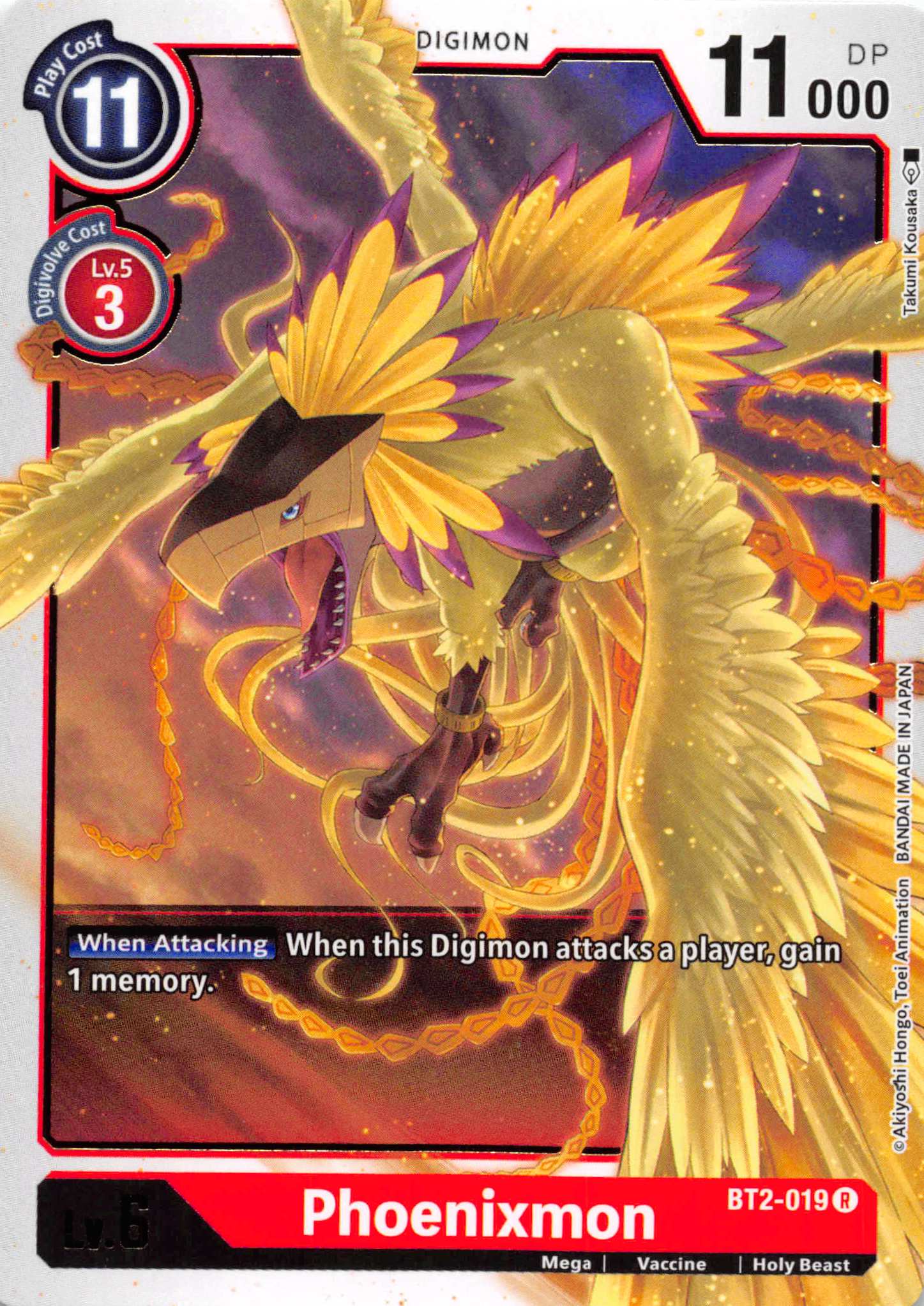 Phoenixmon [BT2-019] [Release Special Booster] Normal