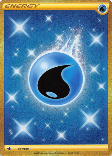 Water Energy (231/198) [Sword & Shield: Chilling Reign] - Duel Kingdom