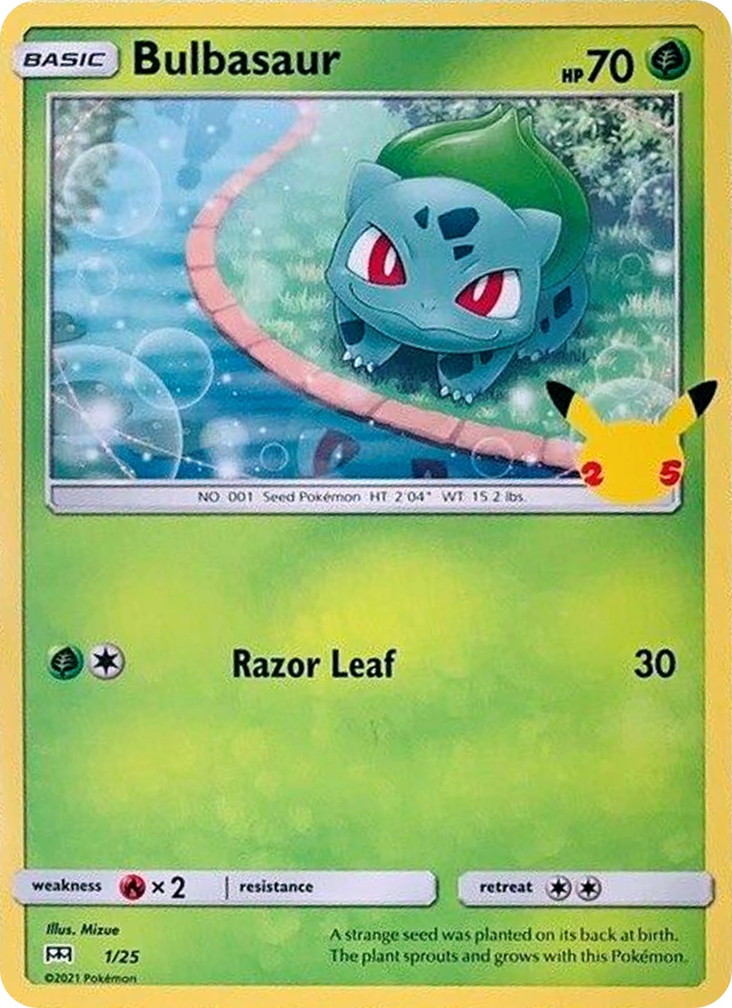 Bulbasaur [1/25] - McDonalds Collection 2021 Holofoil