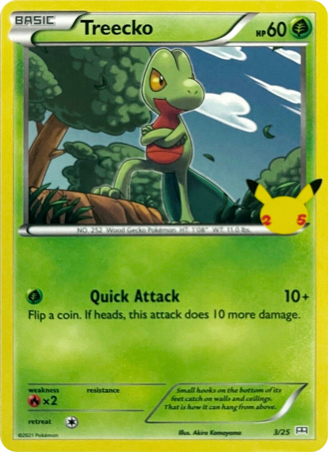 Treecko [3/25] - McDonalds Collection 2021 Holofoil