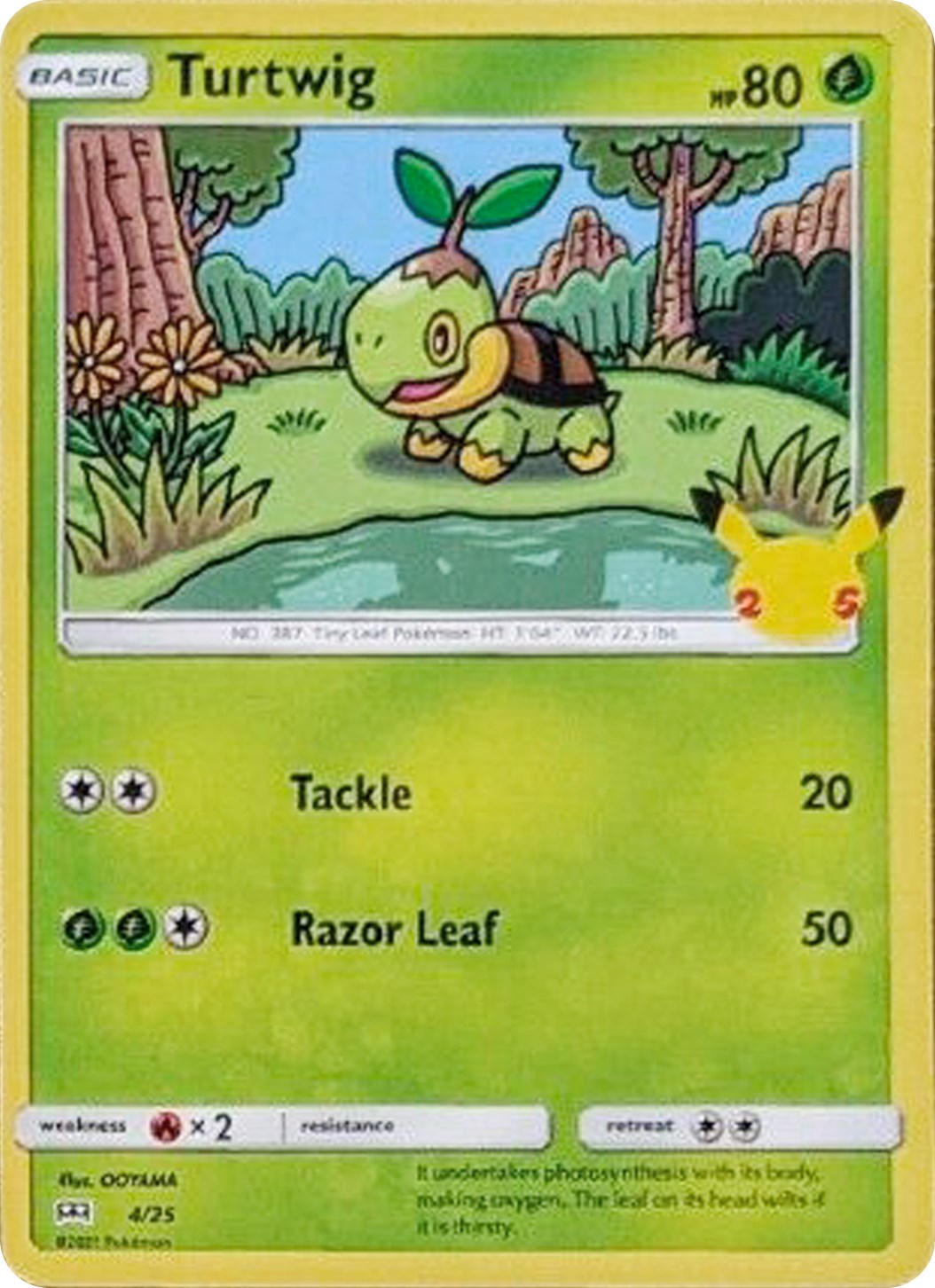 Turtwig [4/25] - McDonalds Collection 2021 Holofoil