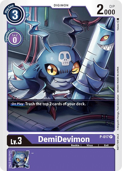 DemiDevimon - P-017 [P-017] [Digimon Promotion Cards] Normal