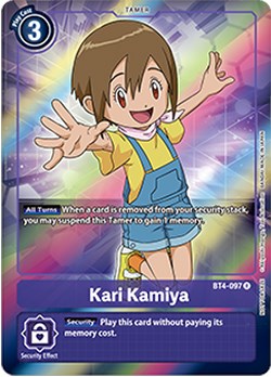 Kari Kamiya (Box Topper) [BT4-097] [Great Legend] Foil