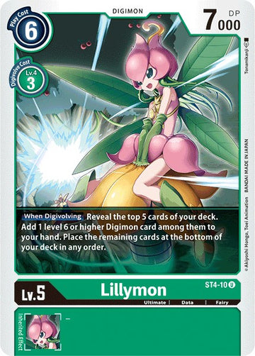 Lillymon [ST4-10] [Starter Deck 04: Giga Green] Normal
