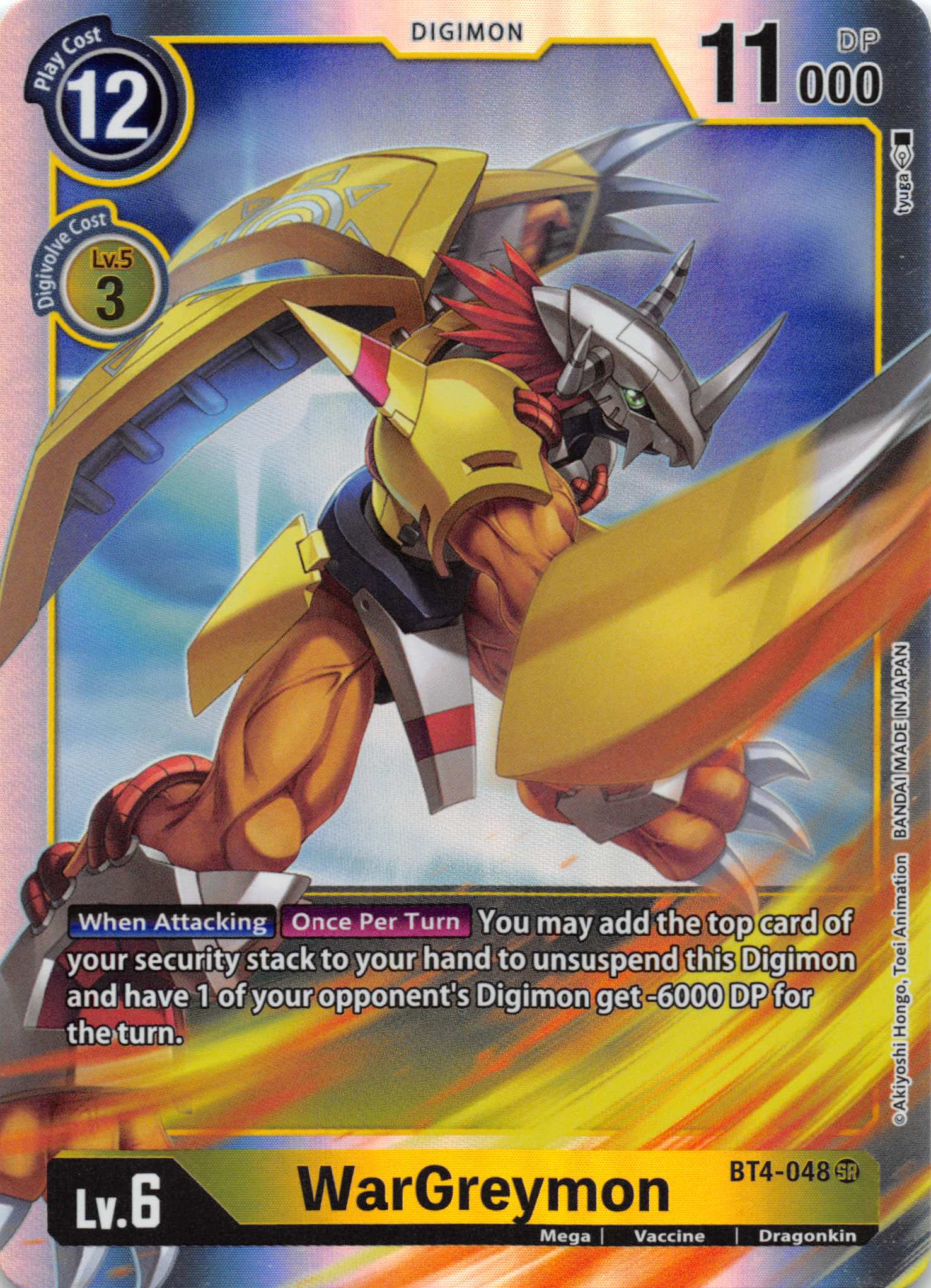 WarGreymon [BT4-048] [Great Legend] Foil