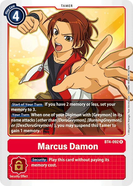 Marcus Damon [BT4-092] [Great Legend] Normal