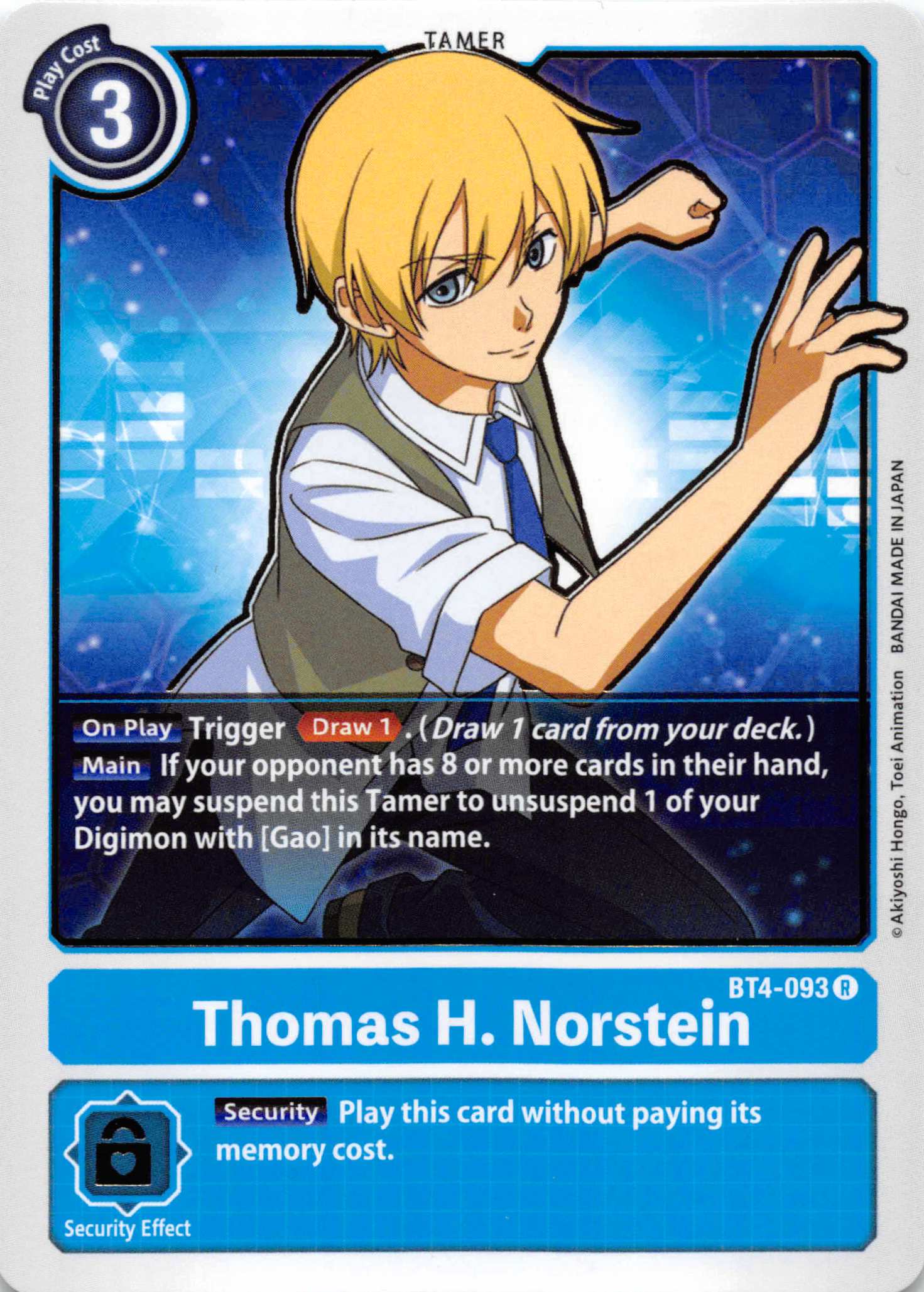 Thomas H. Norstein [BT4-093] [Great Legend] Normal