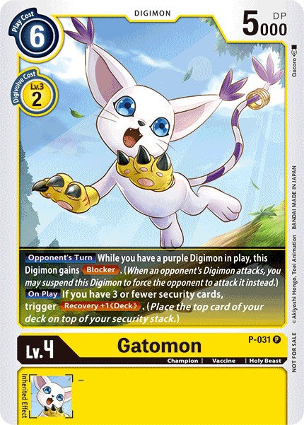 Gatomon - P-031 [P-031] [Digimon Promotion Cards] Foil