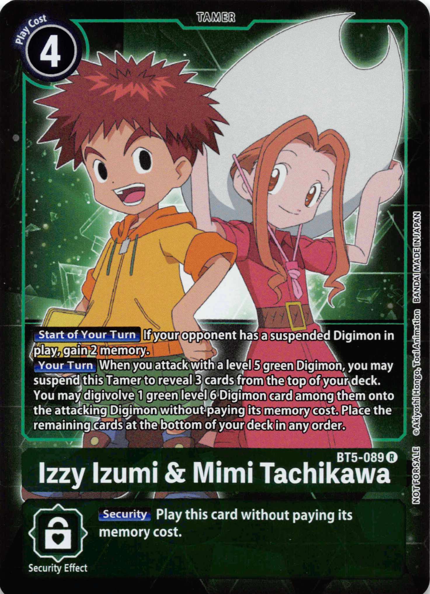 Izzy Izumi & Mimi Tachikawa (Box Topper) [BT5-089] [Battle of Omni] Foil