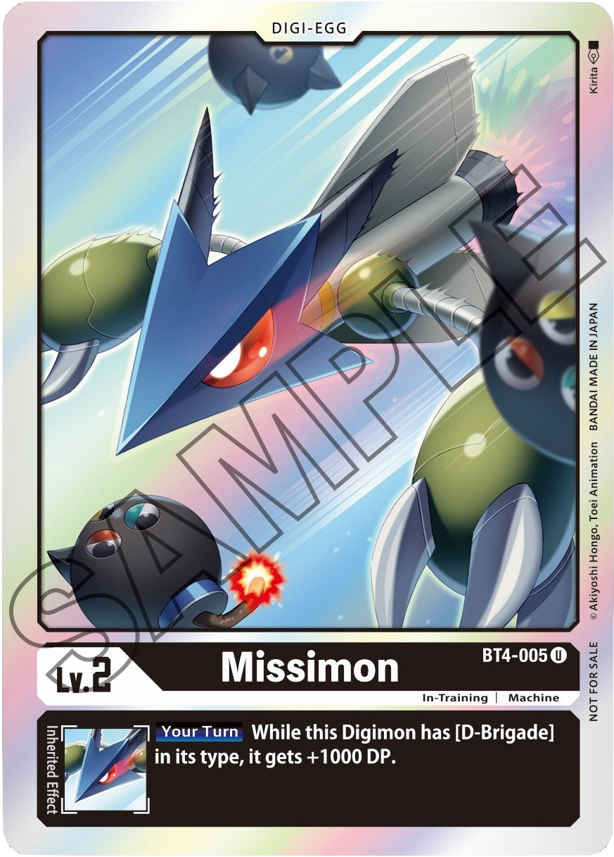 Missimon - BT4-005 (Event Pack 1) [BT4-005] [Great Legend] Foil