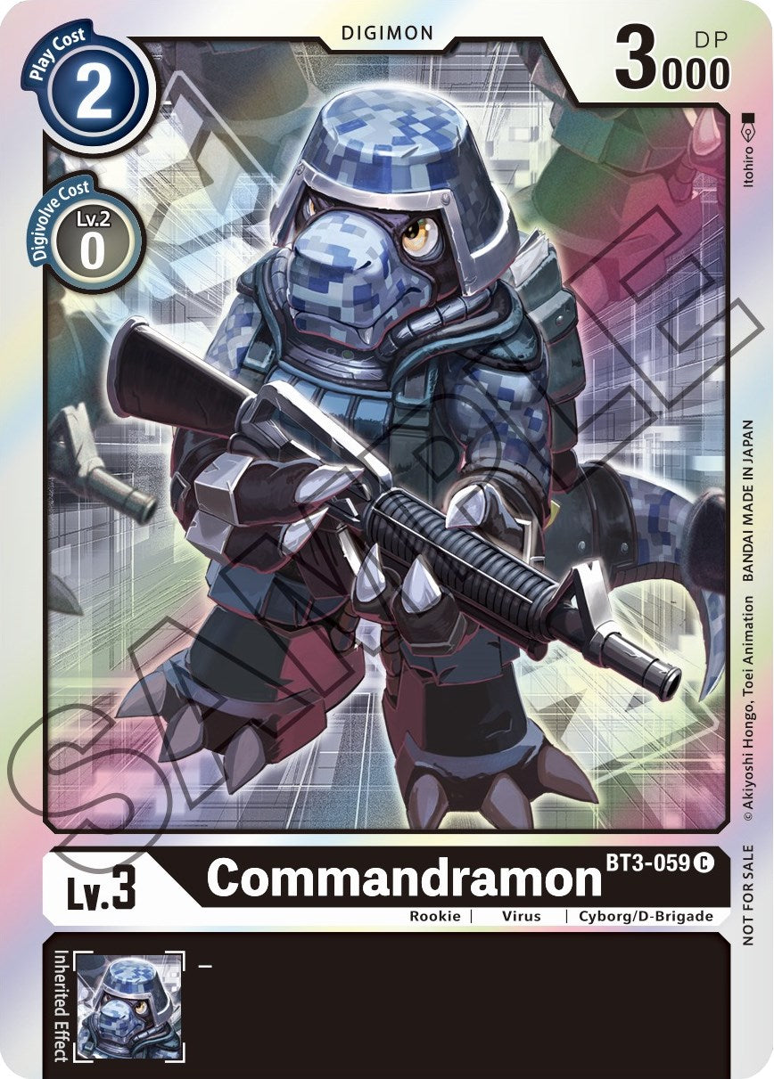 Commandramon - BT3-059 (Event Pack 1) [BT3-059] [Release Special Booster] Foil