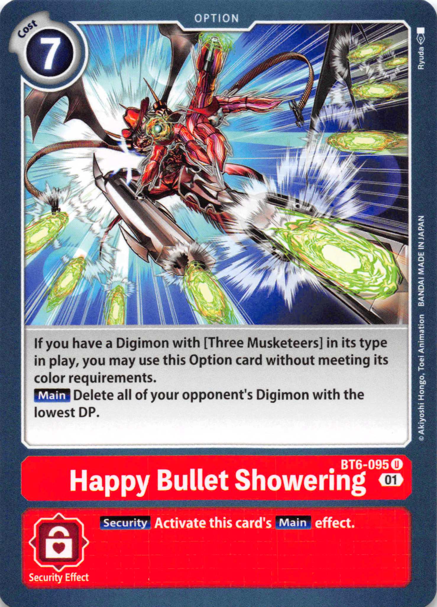 Happy Bullet Showering [BT6-095] [Double Diamond] Normal