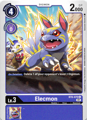 Elecmon [BT6-070] [Double Diamond] Normal