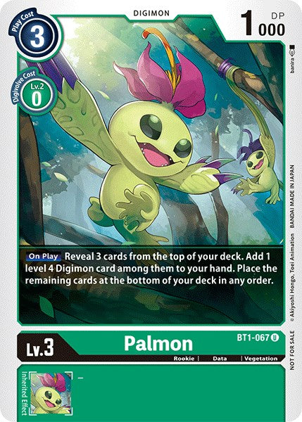 Palmon (Official Tournament Pack Vol.3) [BT1-067] [Release Special Booster] Normal