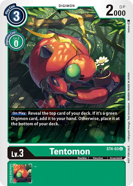 Tentomon (Official Tournament Pack Vol.3) [ST4-03] [Starter Deck 04: Giga Green] Normal