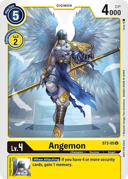 Angemon (Official Tournament Pack Vol.3) [ST3-05-U] [Starter Deck 03: Heaven's Yellow] Normal