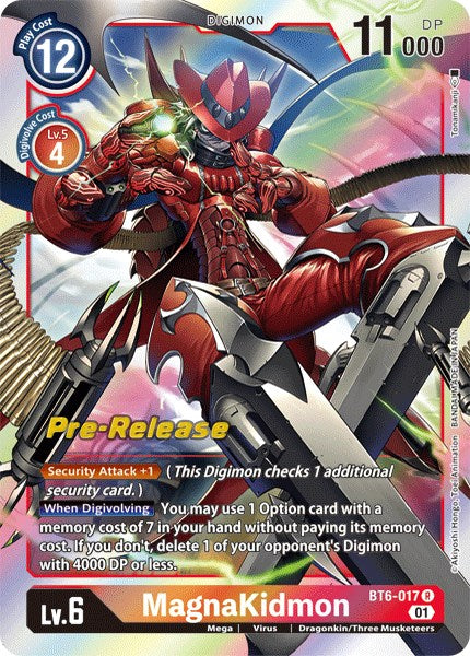 MagnaKidmon [BT6-017] [Double Diamond Pre-Release Cards] Normal