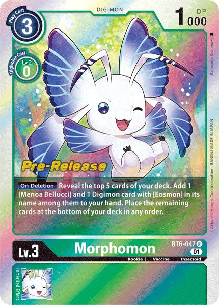 Morphomon [BT6-047] [Double Diamond Pre-Release Cards] Foil