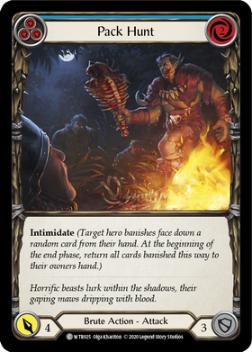 Pack Hunt (Blue) [WTR025] Unlimited Rainbow Foil - Duel Kingdom