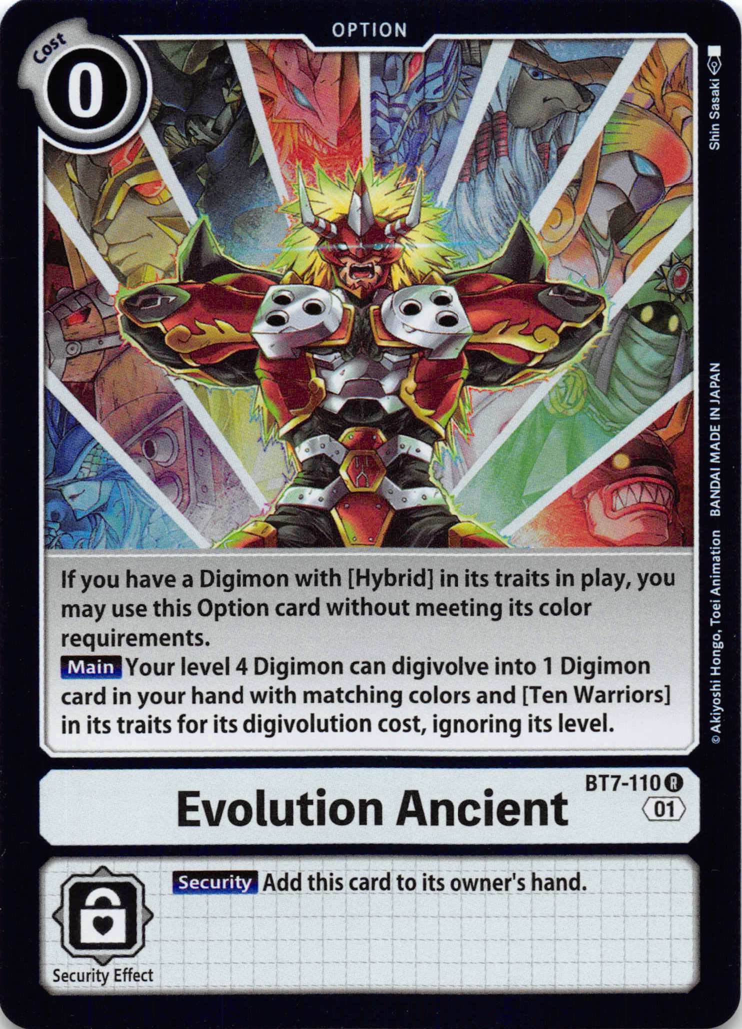 Evolution Ancient [BT7-110] [Next Adventure] Foil