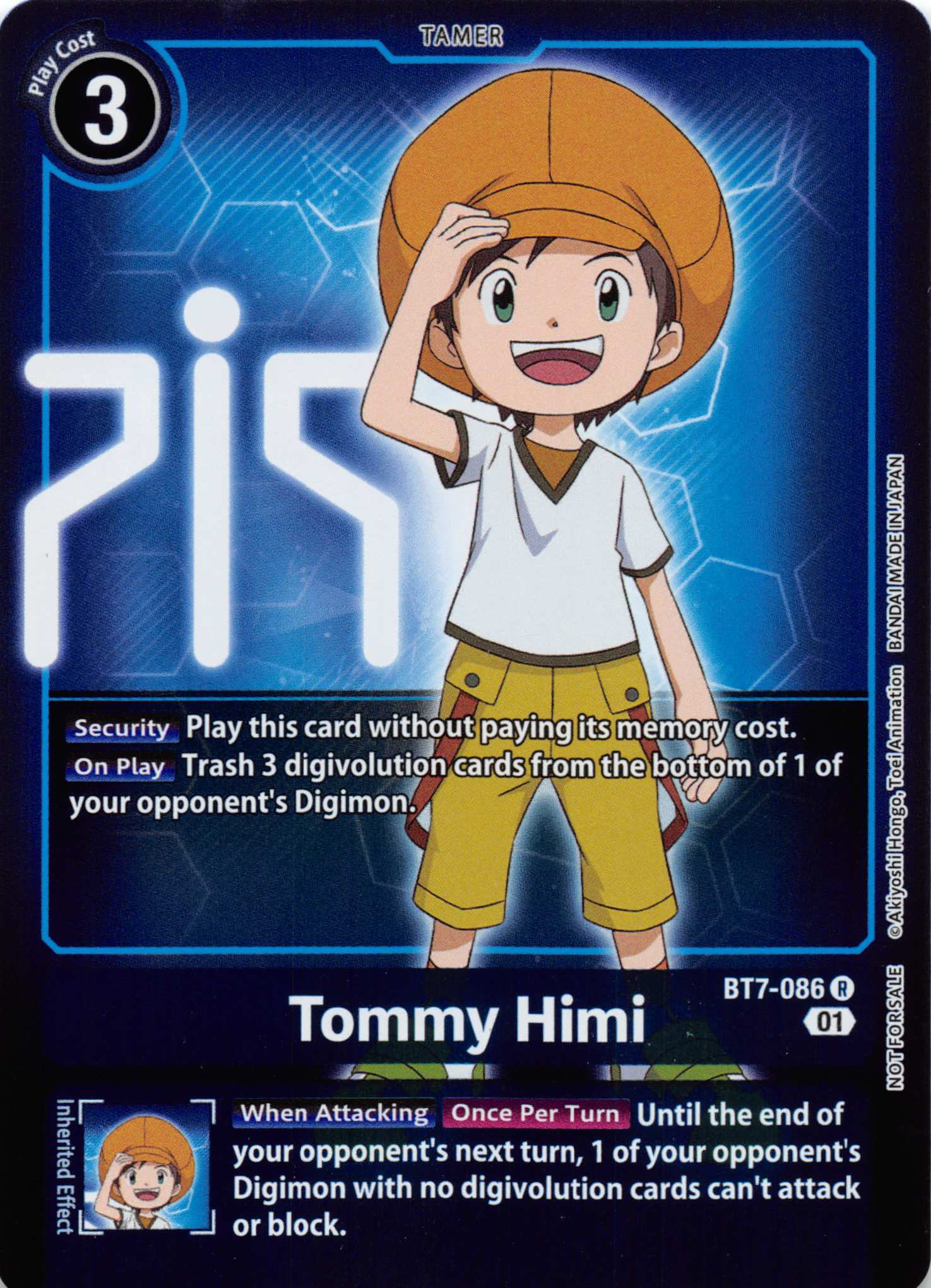 Tommy Himi (Box Topper) [BT7-086] [Next Adventure] Foil