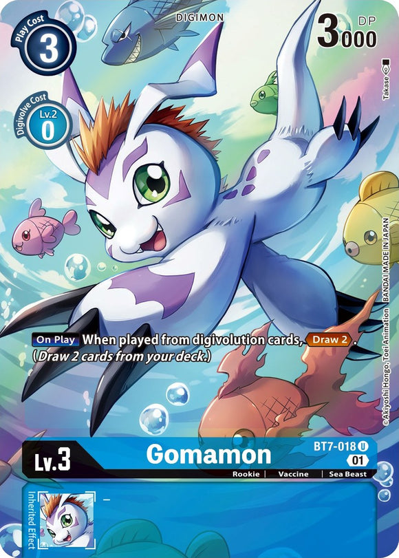 Gomamon (Alternate Art) [BT7-018] [Next Adventure] Foil