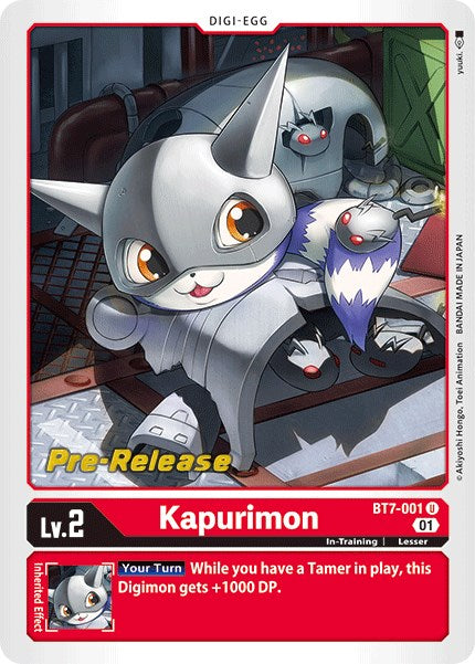 Kapurimon [BT7-001] [Next Adventure Pre-Release Cards] Normal