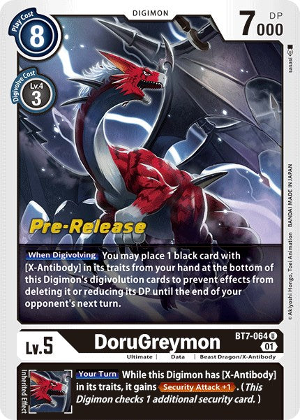 DoruGreymon [BT7-064] [Next Adventure Pre-Release Cards] Normal