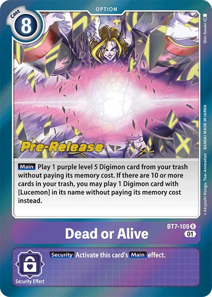 Dead or Alive [BT7-109] [Next Adventure Pre-Release Cards] Normal