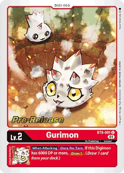 Gurimon [BT8-001] [New Awakening Pre-Release Cards] Normal