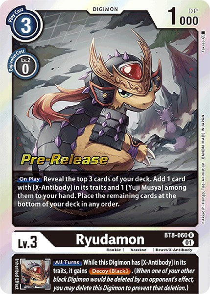 Ryudamon [BT8-060] [New Awakening Pre-Release Cards] Foil