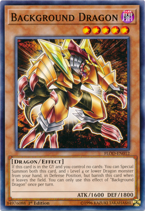 Background Dragon [FLOD-EN012] Common - Duel Kingdom