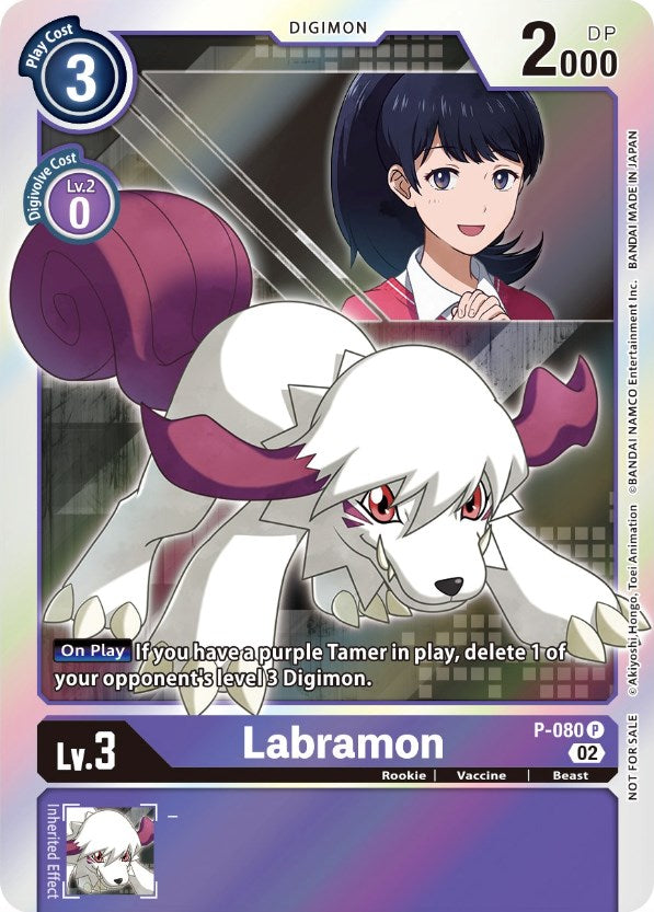 Labramon - P-080 [P-080] [Digimon Promotion Cards] Foil