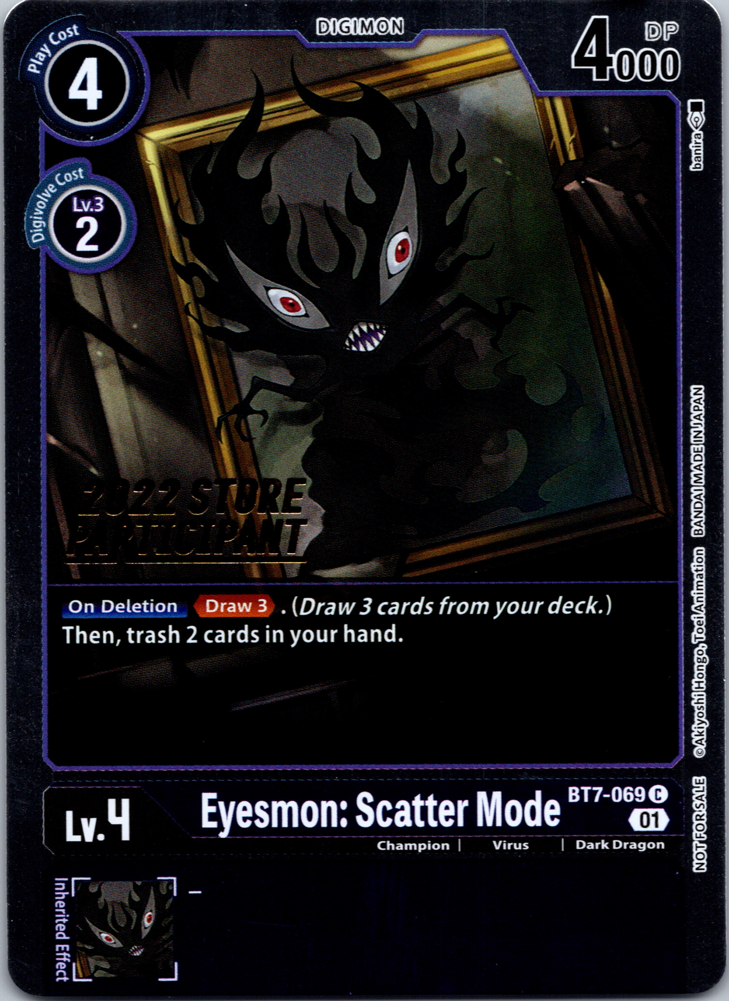 Eyesmon: Scatter Mode (2022 Store Participant) [BT7-069] [Next Adventure] Foil