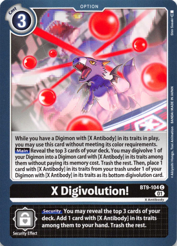 X Digivolution! [BT9-104] [X Record] Normal